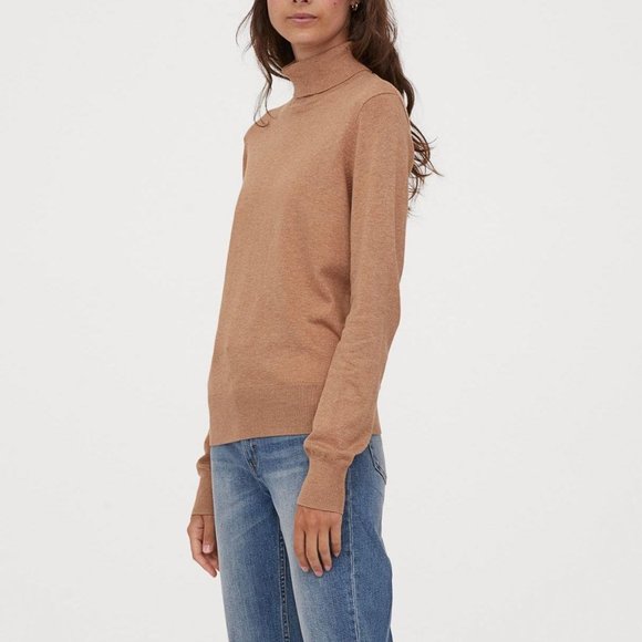 fine knit turtleneck sweater h&m